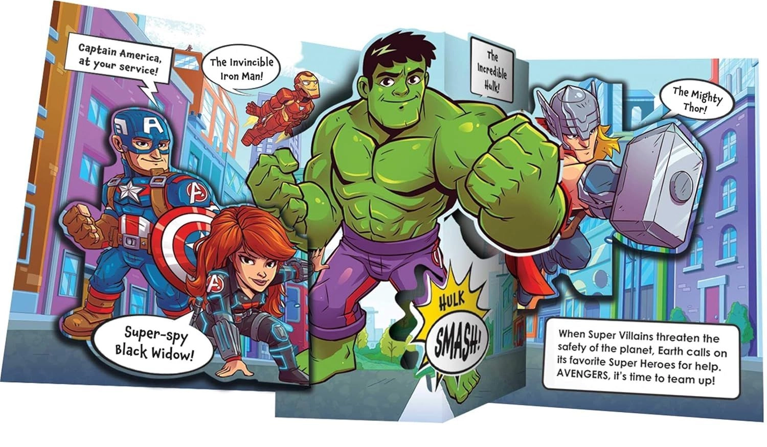 Marvel Adventures Super Hero Pop Ups - 5+ years