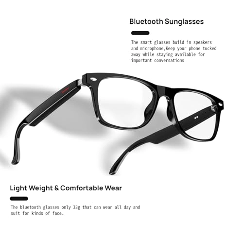 Smart Glasses - Bluetooth 5.4 IP5 Blue Light Blocking