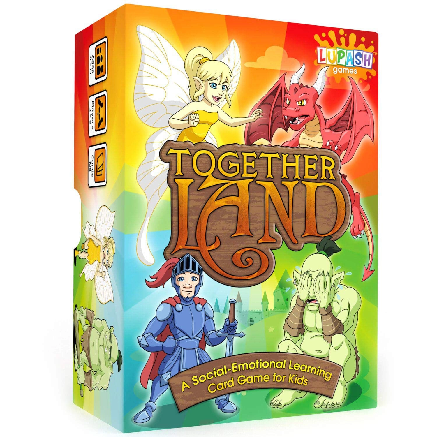 Lupash Games Togetherland Therapy Card Game - 6 years and up