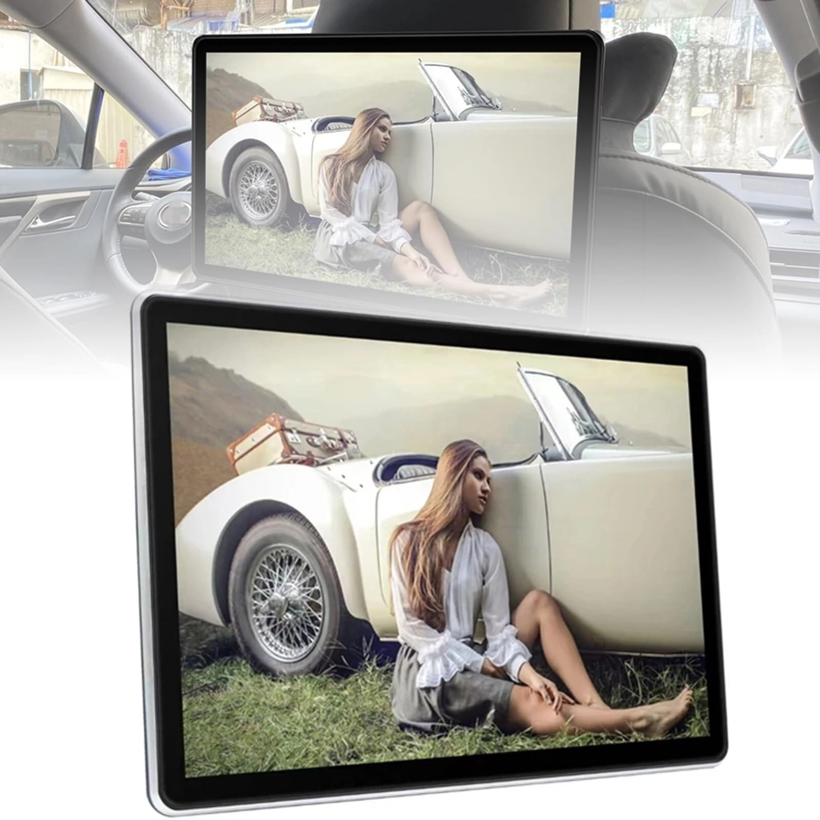 pocdokyz Car Headrest TV - 12.2 Inch