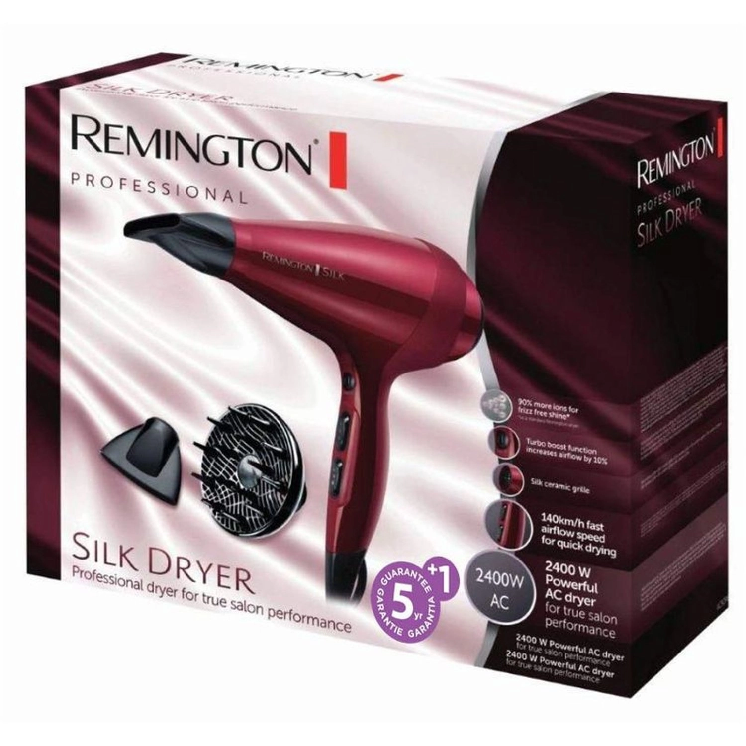 Silk Hair Dryer AC9096 - 2400W AC motor