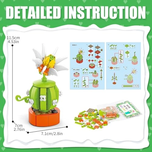 Succulents Building Blocks - Plants 24pcs