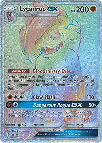 Pokémon Sun & Moon: Guardians Rising Lycanroc-GX 156/145