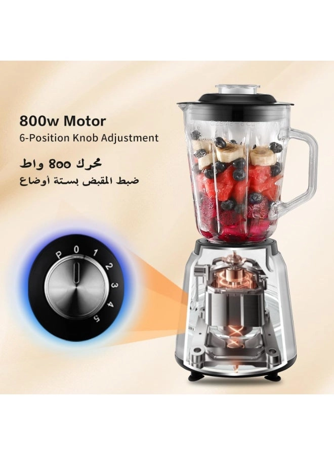 BL-101 - Multi-Function Blender Double Grinders Stainless Steel Blades