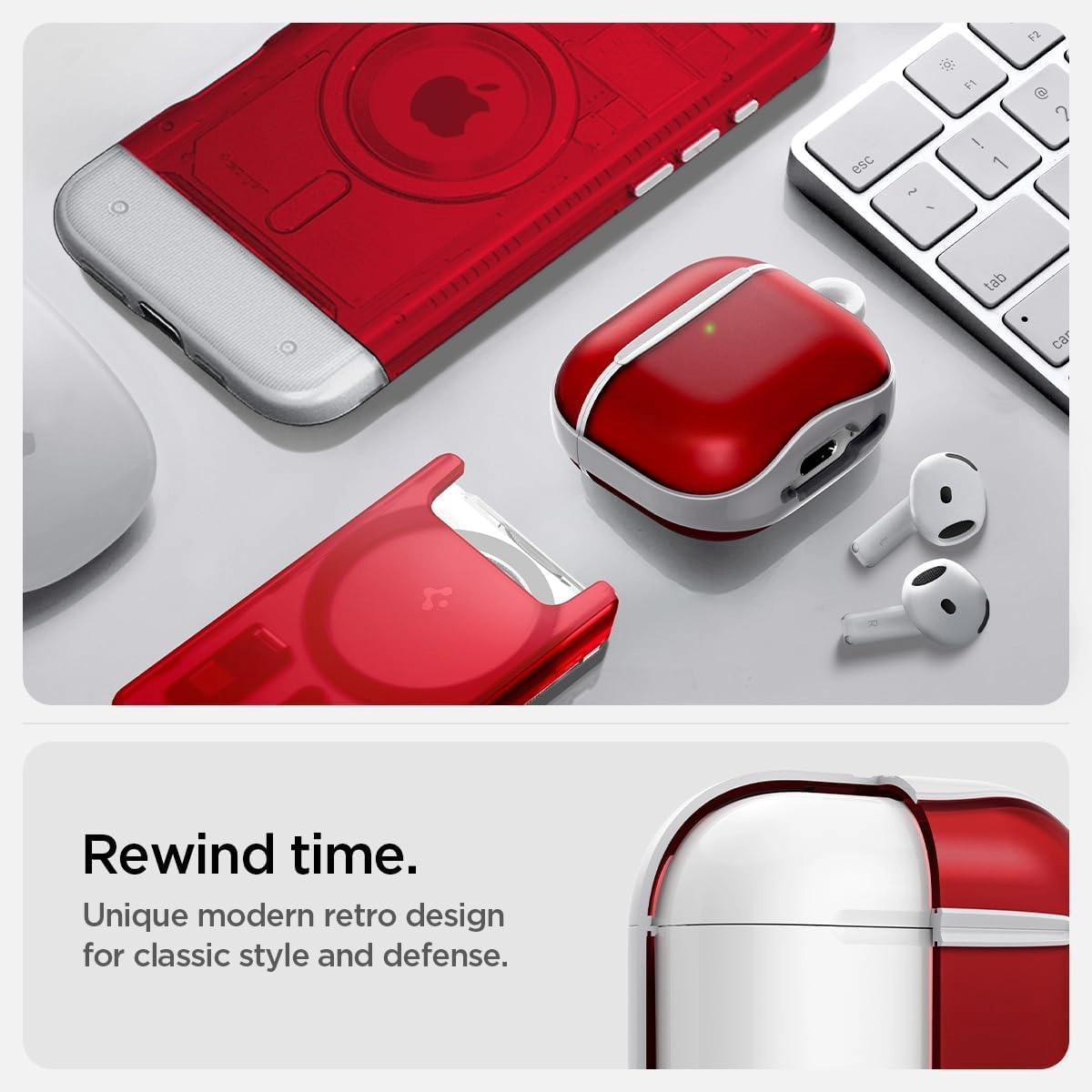 Ultra Hybrid - Earbuds Case for Apple AirPods 4 Wireless Charging Compatible