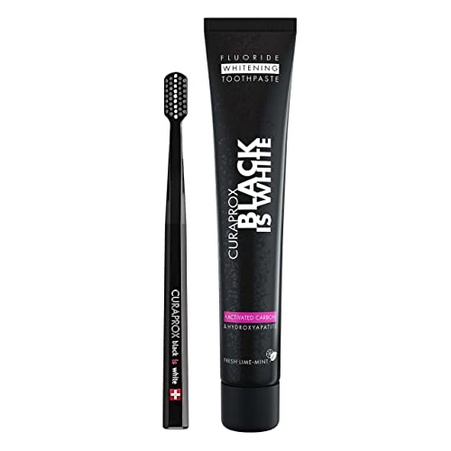 Black Is White Activated Charcoal Lime-Mint Toothpaste Adult 90ml