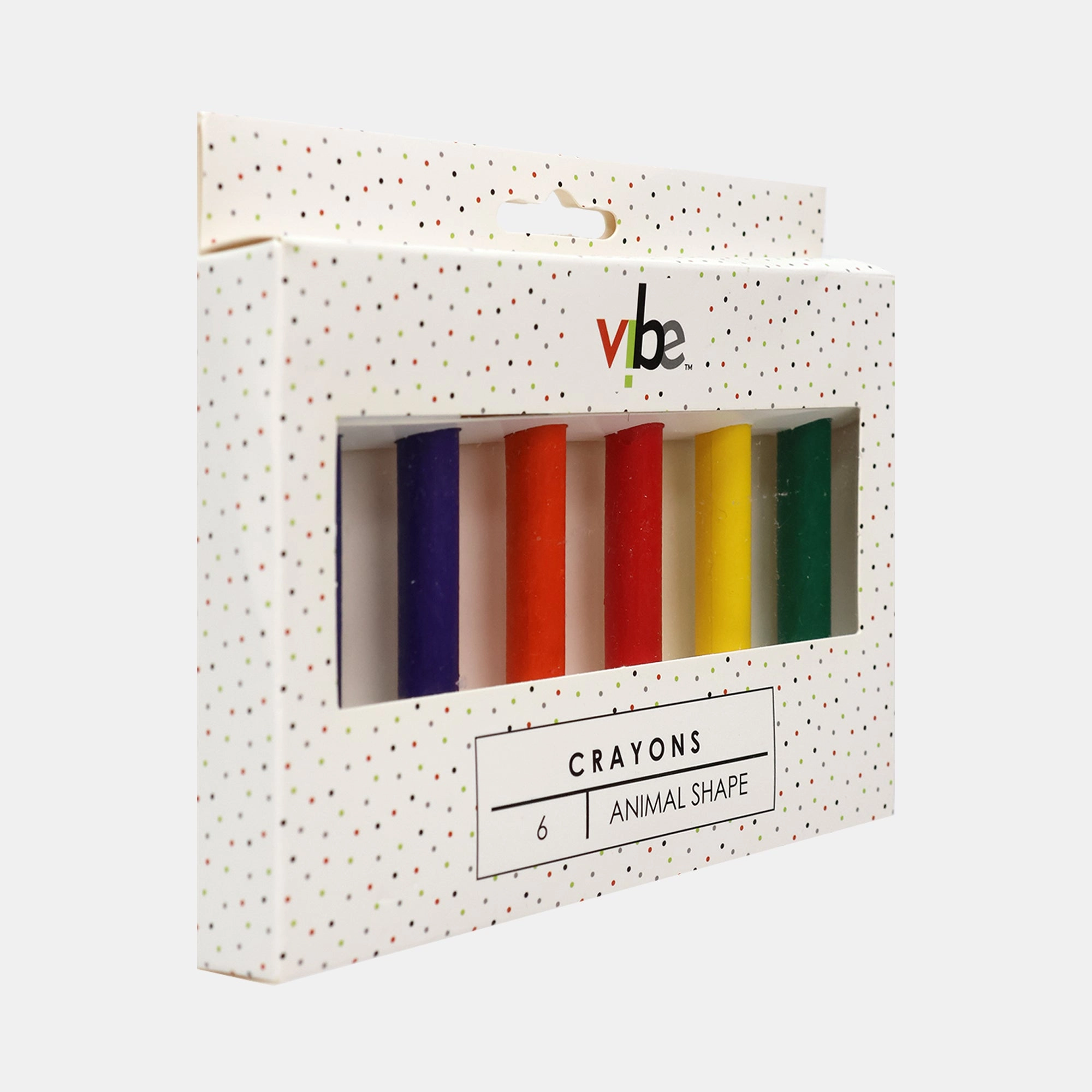 Animal Crayons - 6 pcs