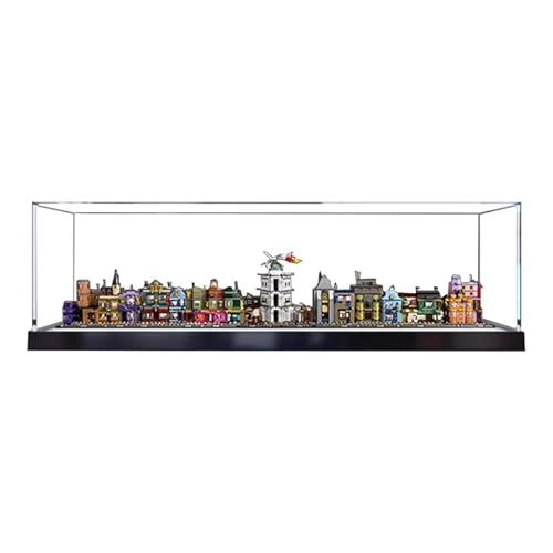 Acrylic Display Box - for LEGO Mini Diagon Alley 76444 - 3mm thickness