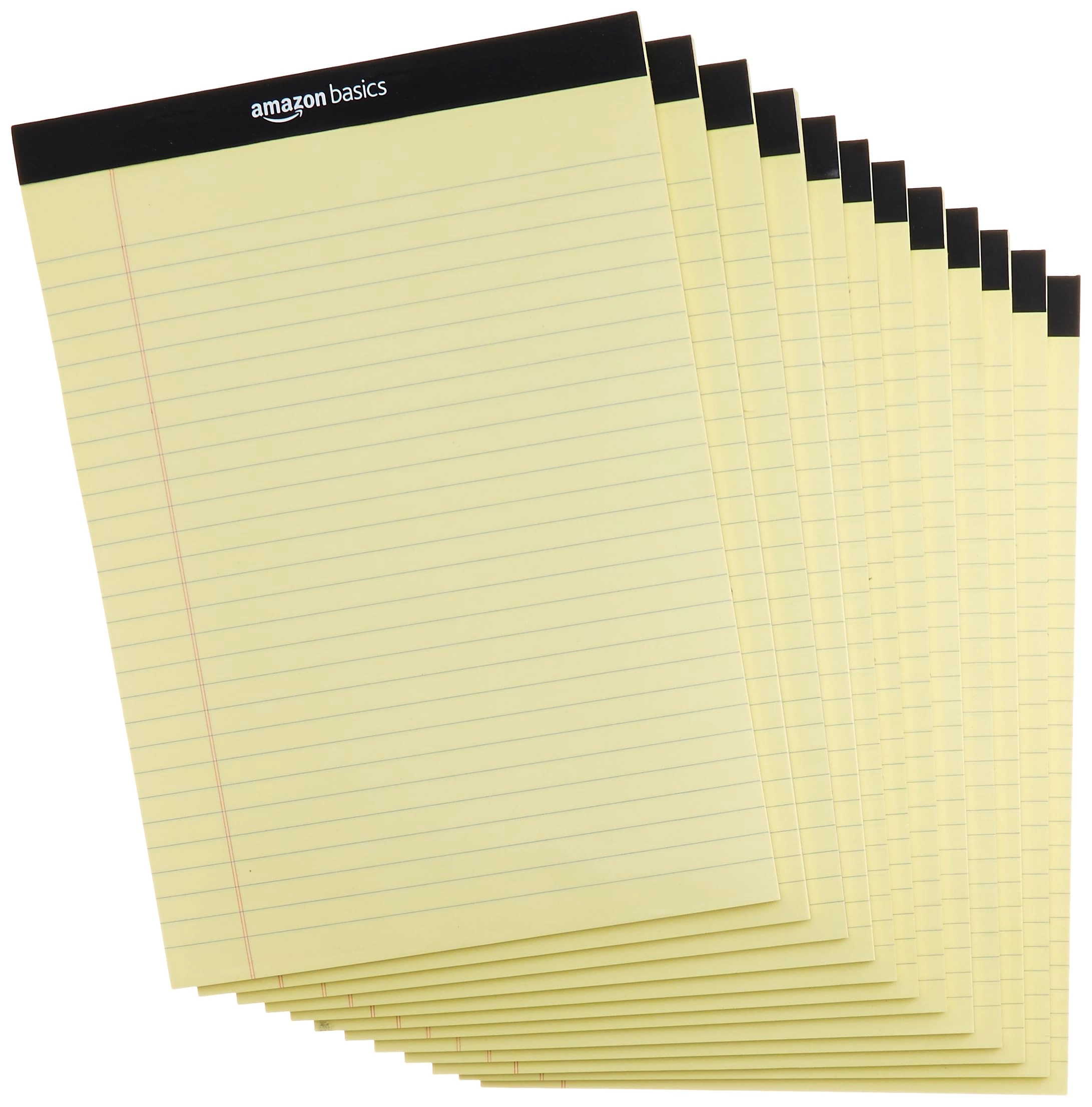 AmazonBasics Letter Pad - Lined 50 Sheets 12 Pack