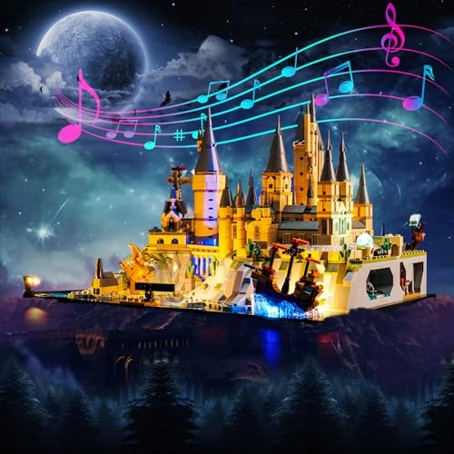 Light Kit for LEGO 76419 - Copper Hogwarts Castle and Grounds 1 5V