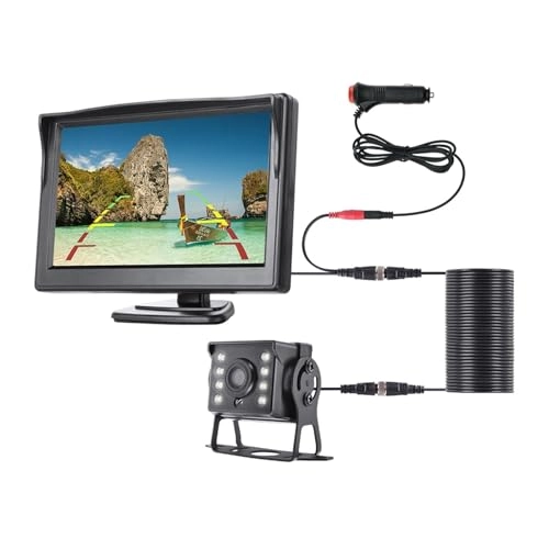 Car Rear View Camera With Monitor - Night Vision Wire