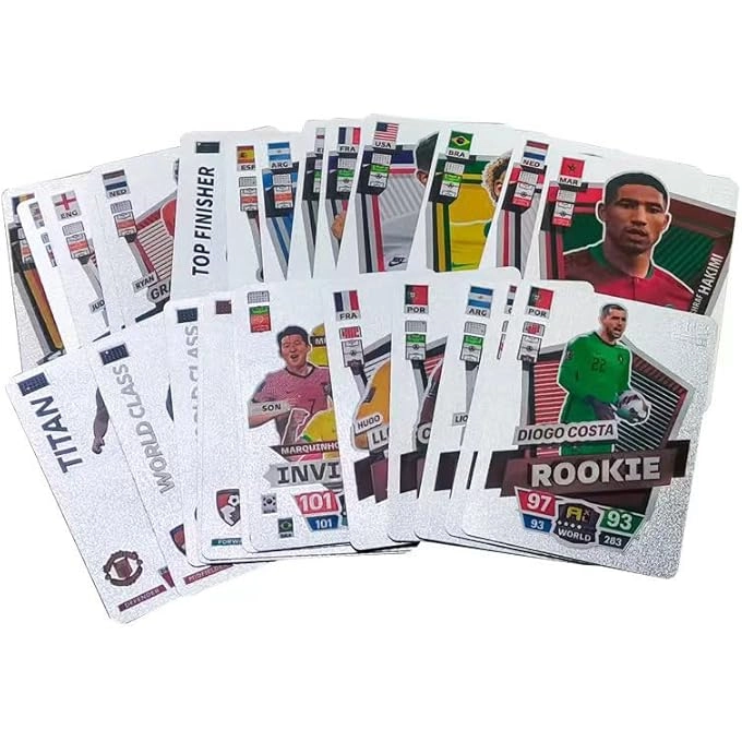 rayihni WORLD CUP FOOTBALL CARDS - 55pcs