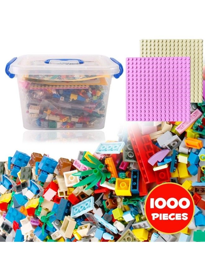 Mini Building Bricks Playset - Construction 1000 pcs