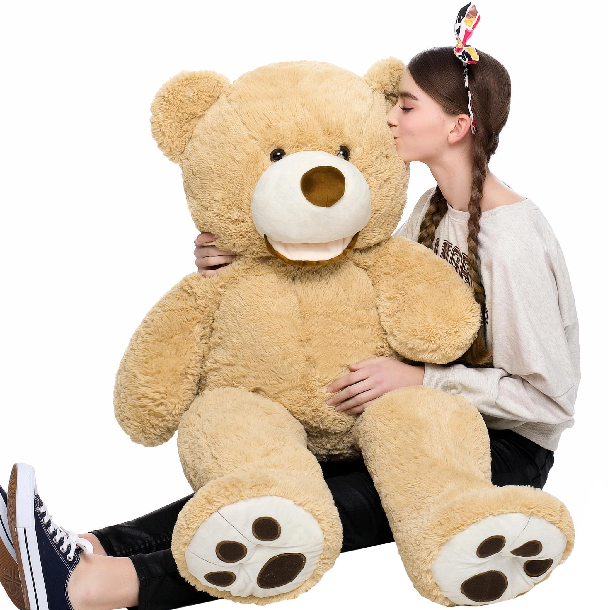 Teddy Bear - 39 inches Gray