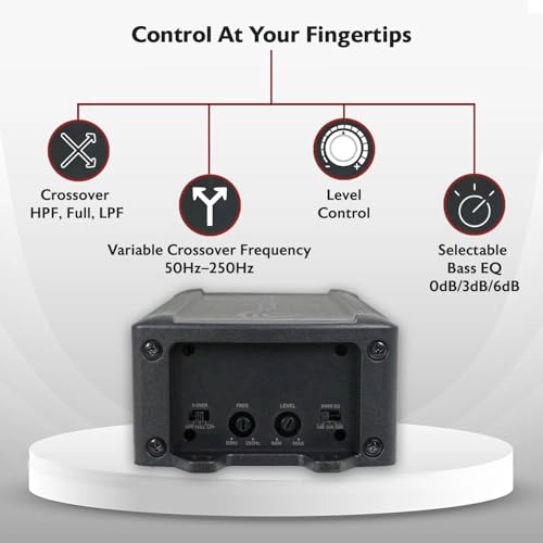 RZL7 - 6.5" 600W Kick Panel Speakers + PS20 - 2-Channel IP65 Bluetooth Amplifier