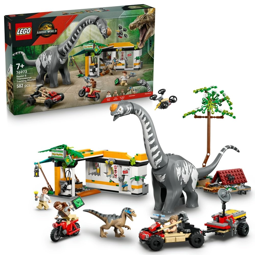 Jurassic World Raptor & Titanosaurus Tracking Mission (76973)