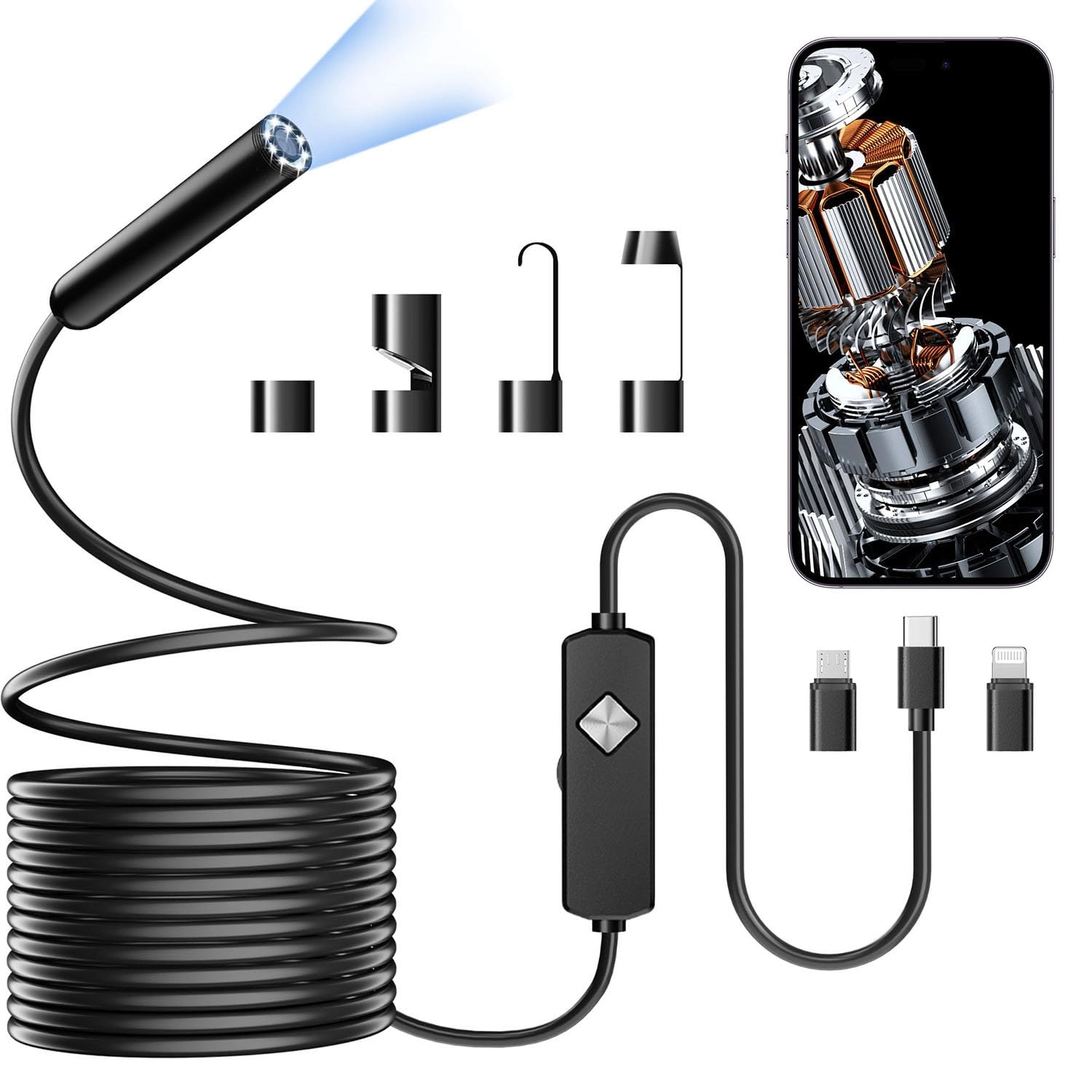 papiblu Endoscope - 16.4FT