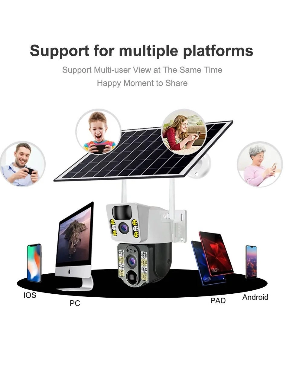 4G Smart Solar Security Camera 8MP