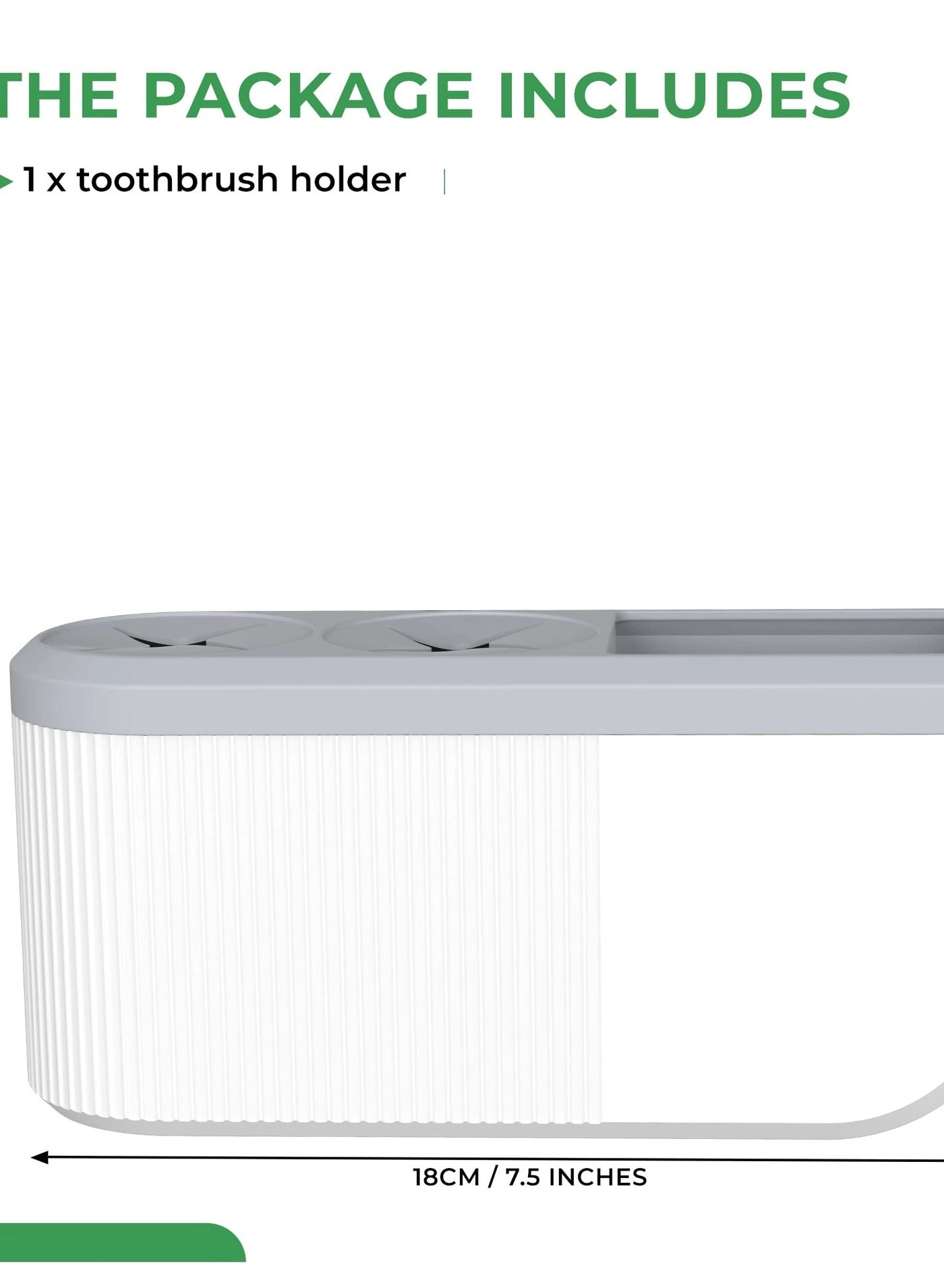 Electric Toothbrush Holder - Any toothbrush and electric toothbrush heads Wall-Mounted