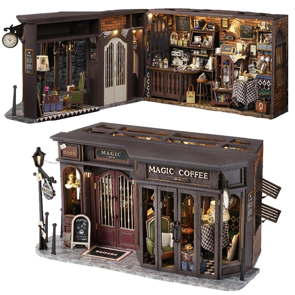 Miniature Wooden Dollhouse Furniture Kit - Creative Room 1:24