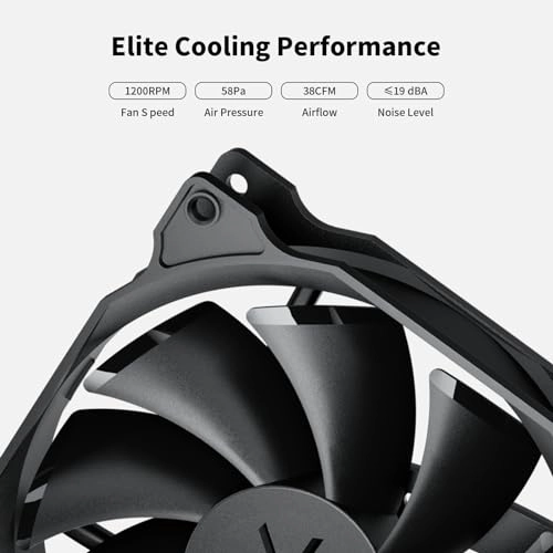 Computer Case Fan - 5-Pack 120mm