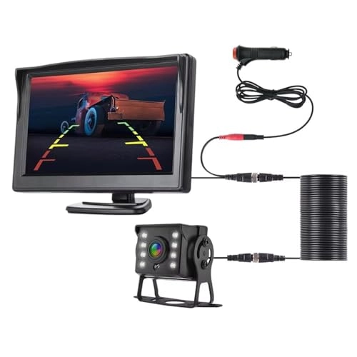 Rear View Camera with Monitor - Night Vision Wired