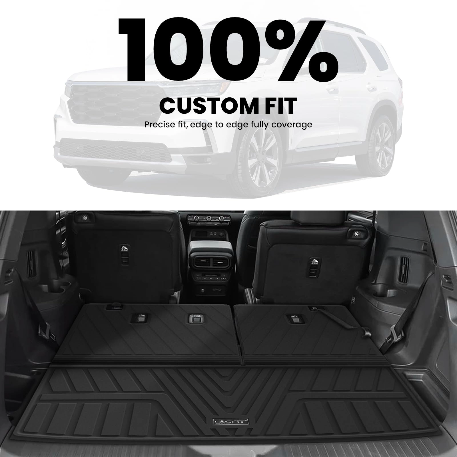 Floor Mats for Honda Pilot - 2023 2024 2025 2026 1st & 2nd & 3rd Row
