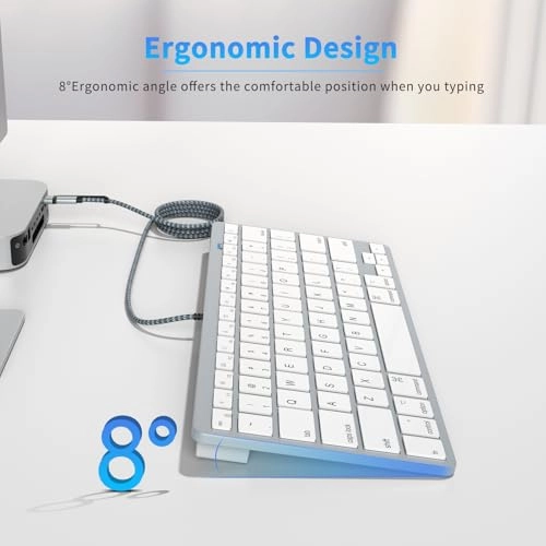 Ultra-Slim Mini Wired Keyboard - Wired
