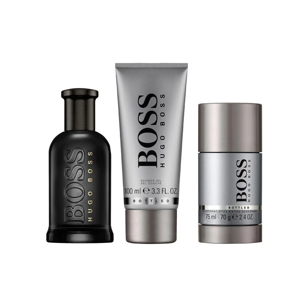 HUGO BOSS Boss Bottled Parfum - 100ml + Boss Bottled SG - 100ml + Boss Bottled Deodorant Stick - 75ml