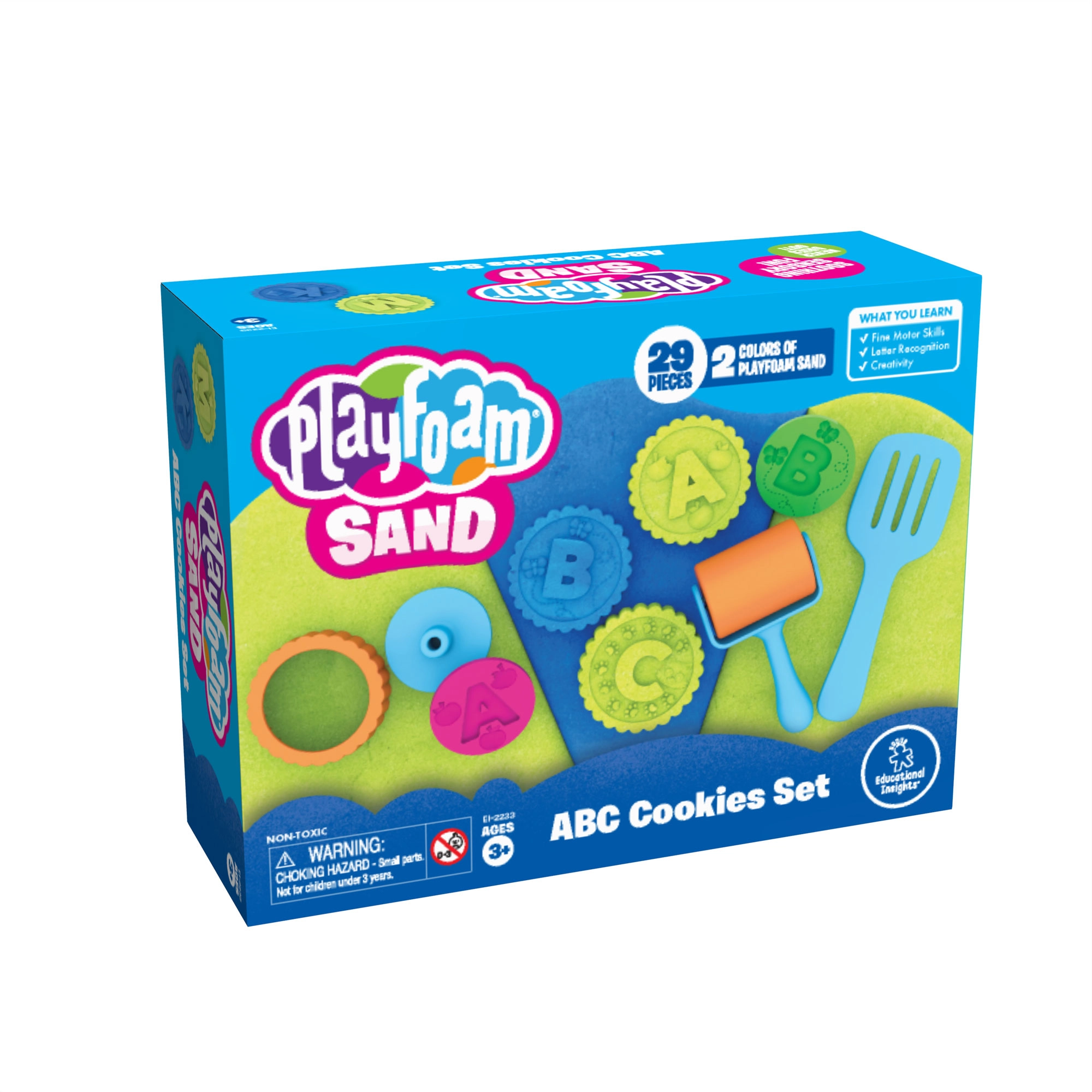 Playfoam Sand ABC Cookies Play Sand Toy Set - 3+
