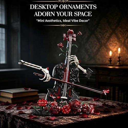 Gothic Roses Violin - 1429 pcs