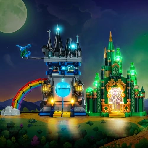Light kit - Compatible with LEGO 75689 Emerald City Kiamo Ko Castle LED Lighting Accessories