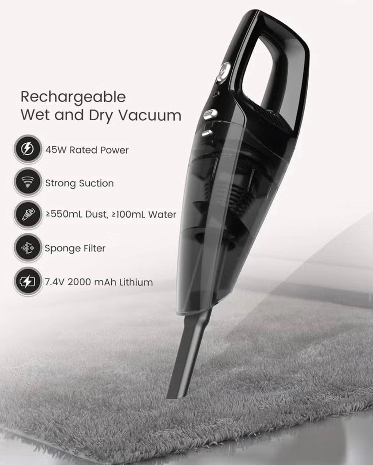 Handheld Cordless Vacuum Cleaner