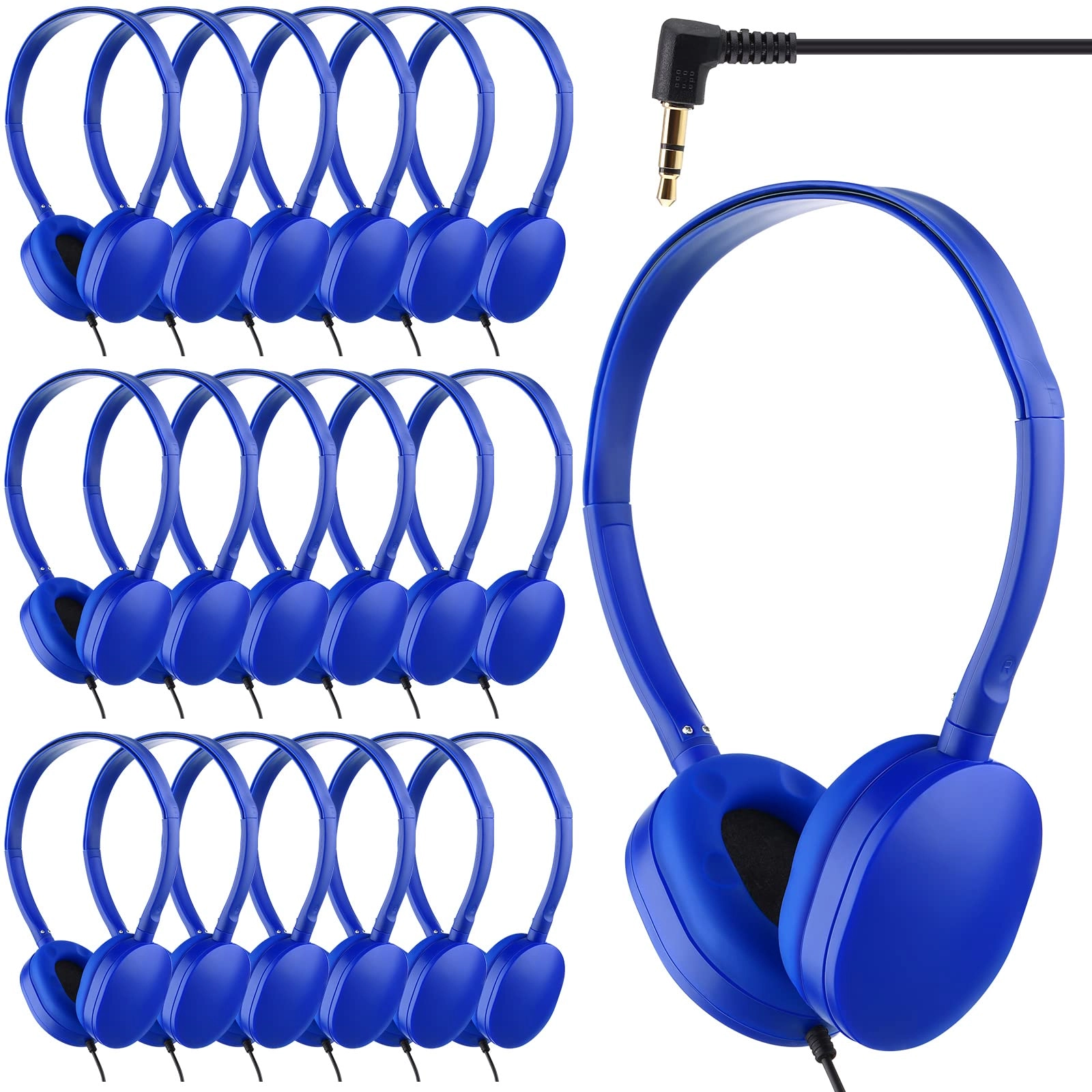 18 Pack Kids Headphones Wired Headphone