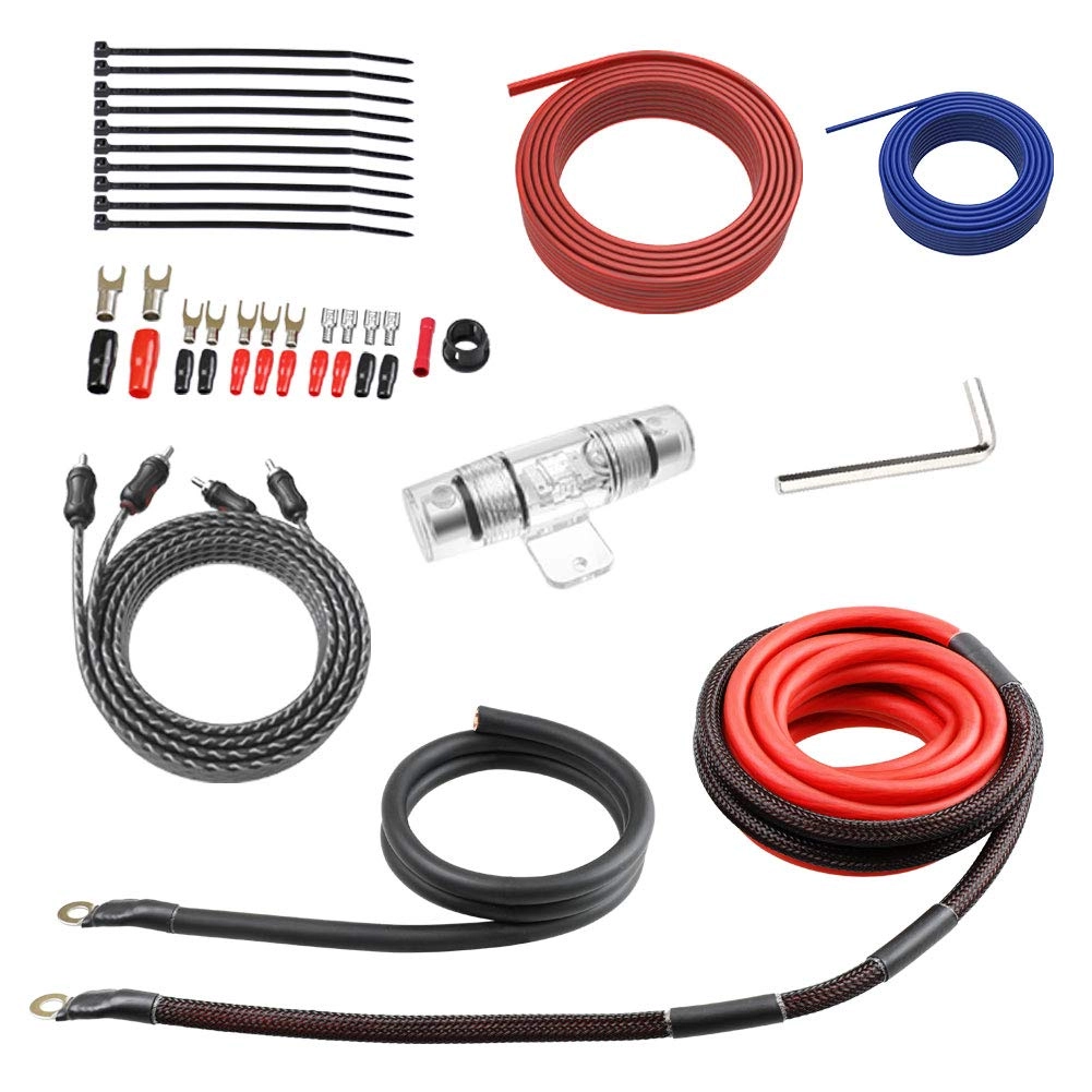 ROCKRIX Car Audio Cable Amp Wiring Kit