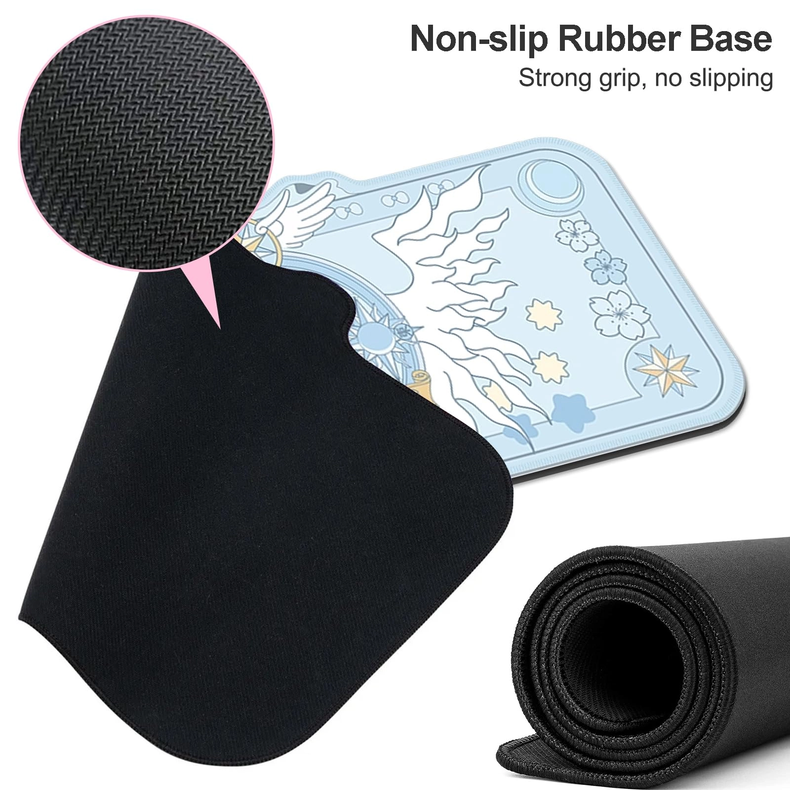 Kawaii XL Rubber Gaming Mouse Pad - 70x30 cm