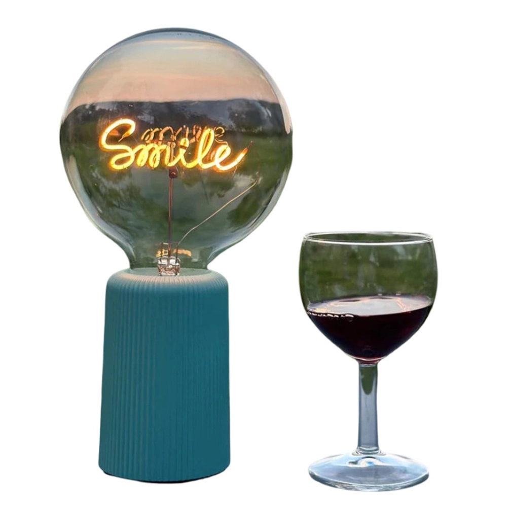 MESSAGE IN THE BULB Smile - Portable Bulb warm light
