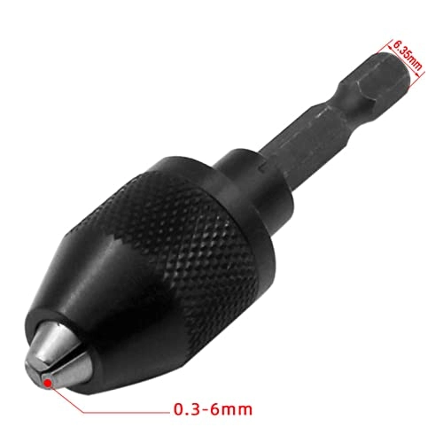 Chuck Adapter - 1/4" Keyless Hex Shank