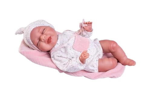 Lluna Reborn Baby Doll - 33cm Vinyl 705g Ages 3+