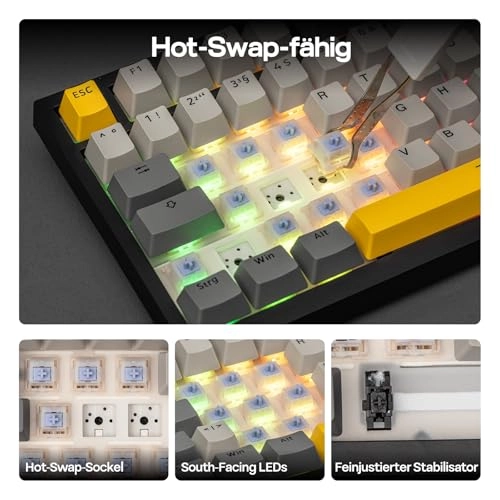 Ajazz AK820 Pro - Wired/Wireless