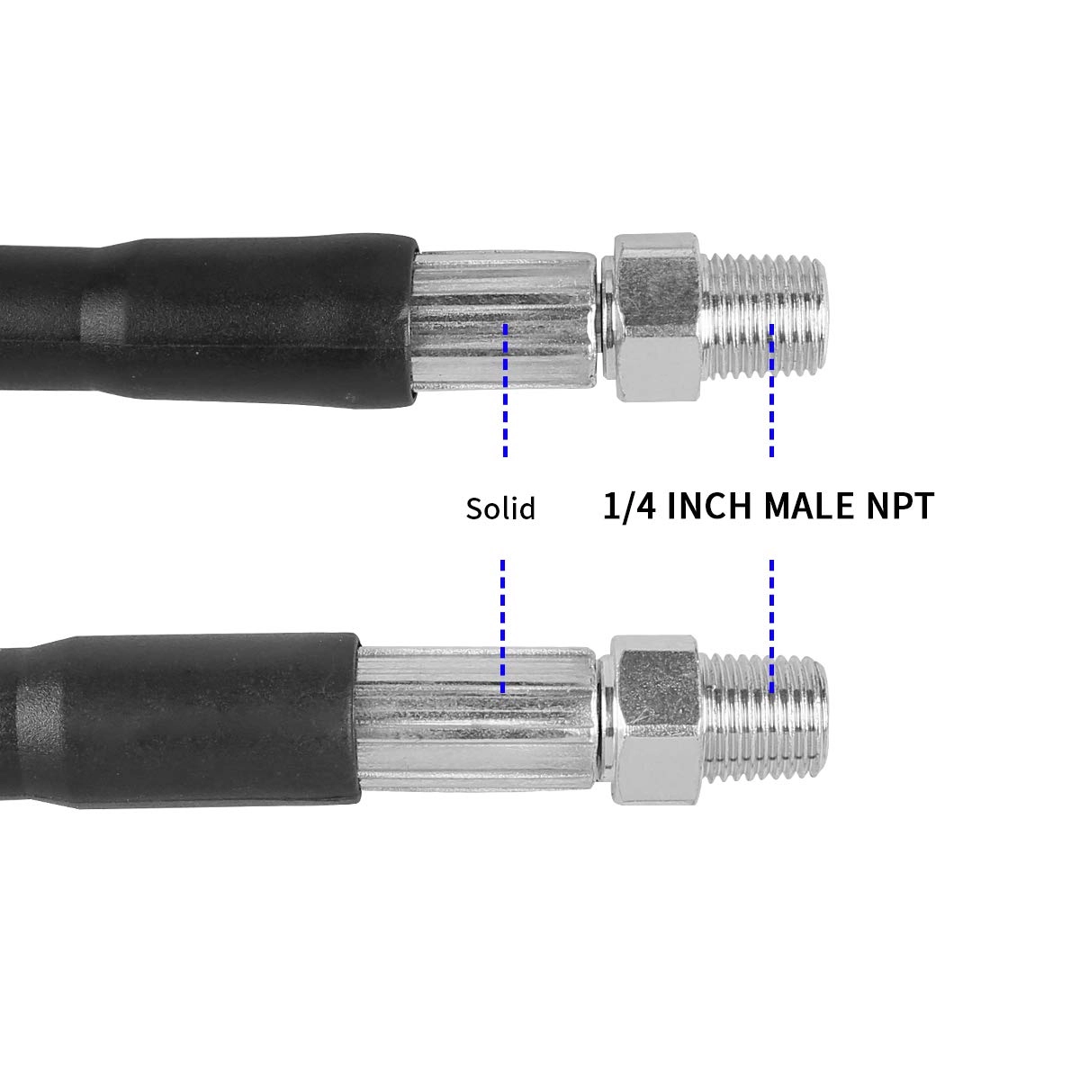 Pressure Washer Sewer Jetter Kit - 100 FT 6090 PSI