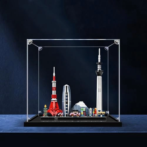 Acrylic Display Case for Lego Architecture 21051 - 30x30x12cm Mirror - 2mm