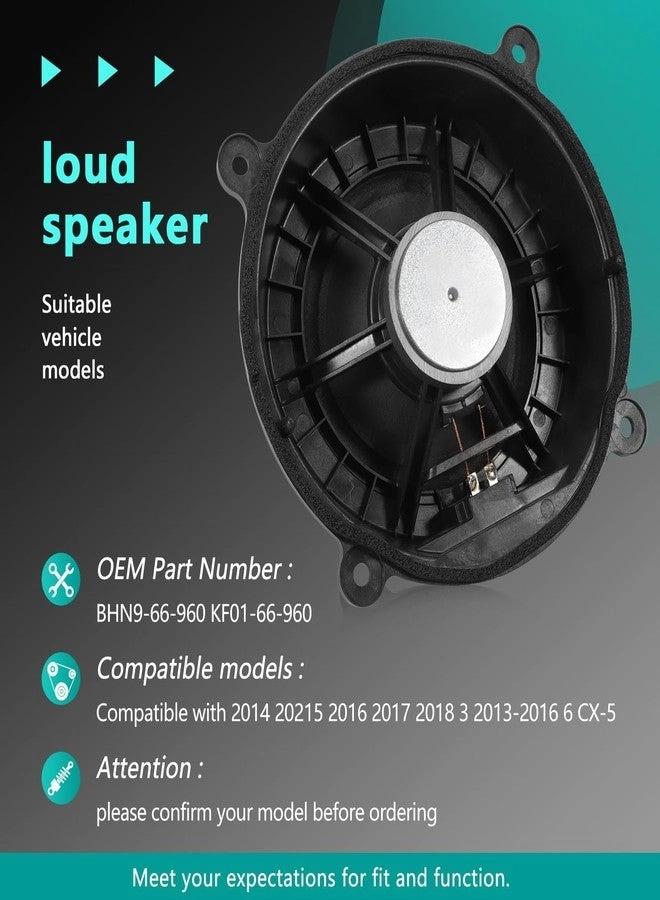 Front Door Speaker - Fit Mazda 3 2014-2018 Mazda 6 CX-5 2013-2016