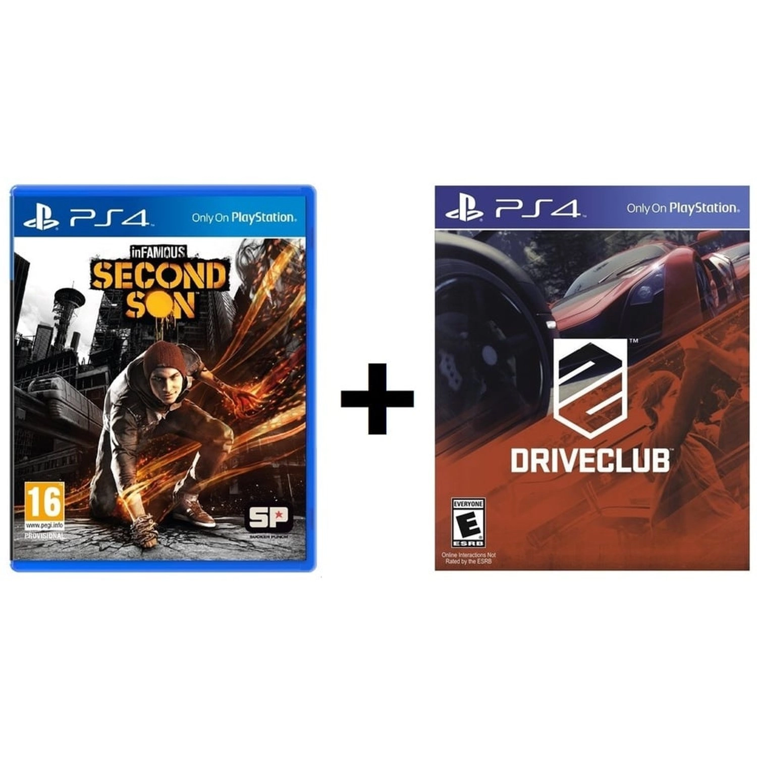 Sony Infamous Second Son + Driveclub - PlayStation 4