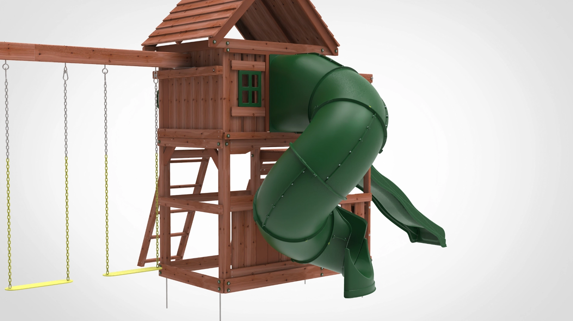 Little heros HQ - 2 Swings Tube slide