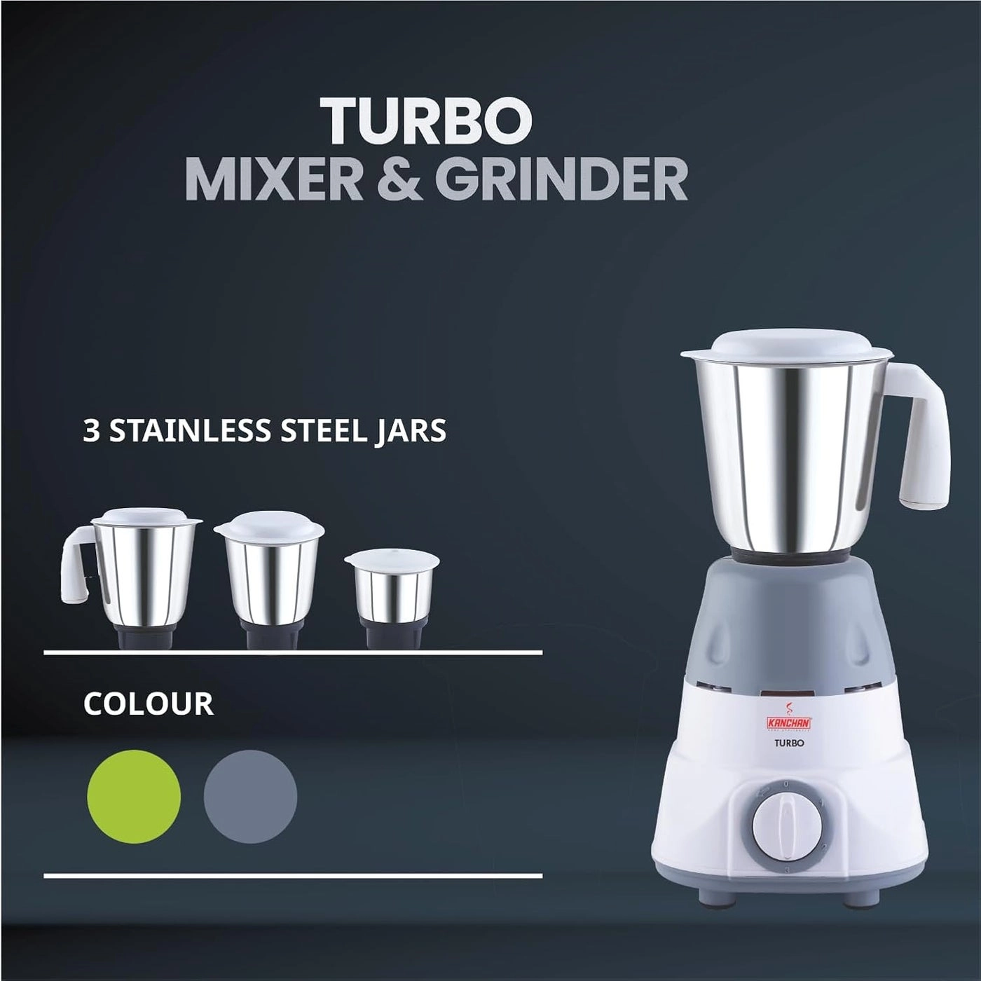 Turbo Mixer Grinder - 650 Watts