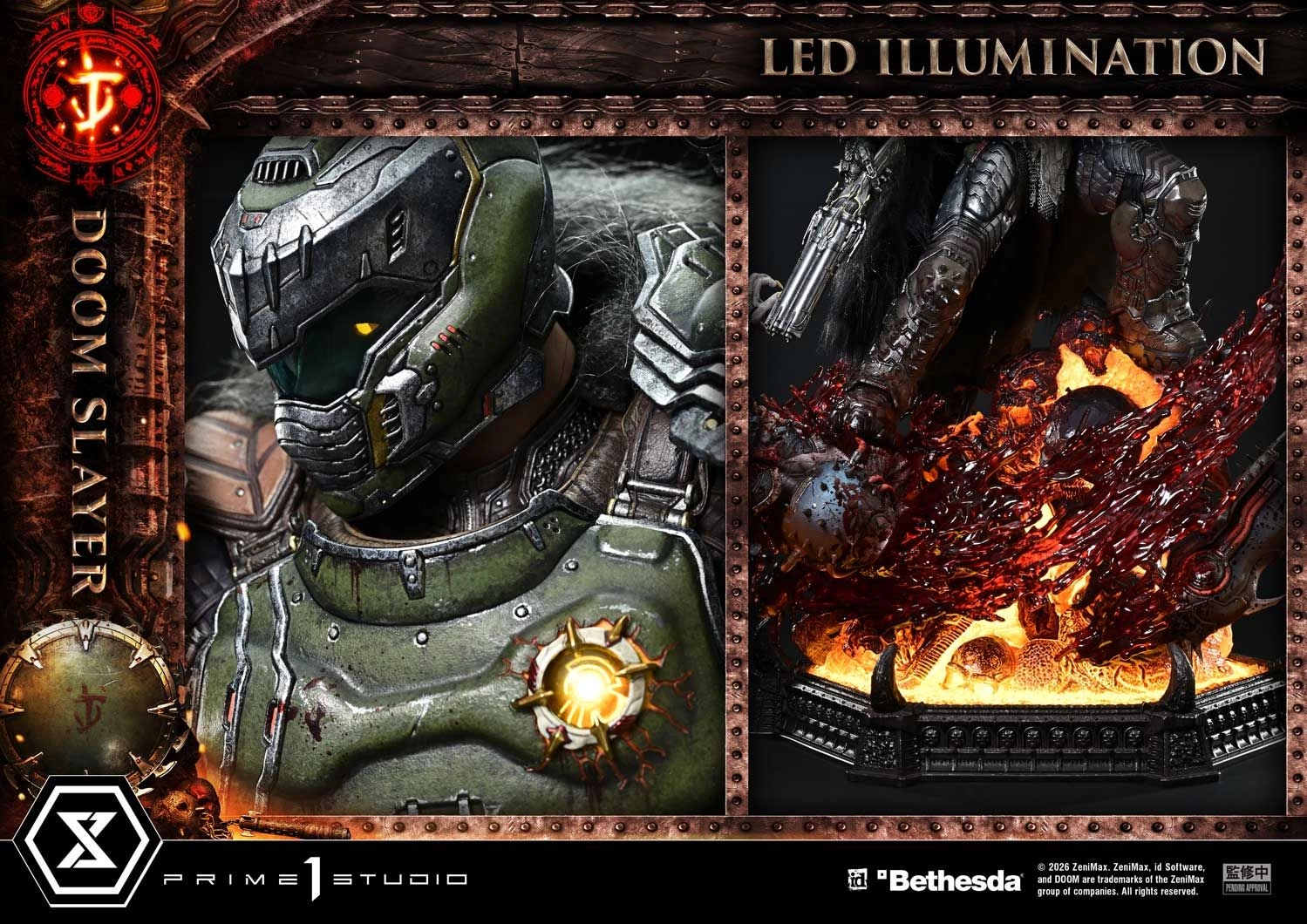 Ultimate Premium Masterline Doom: The Dark Ages Doom Slayer Statue