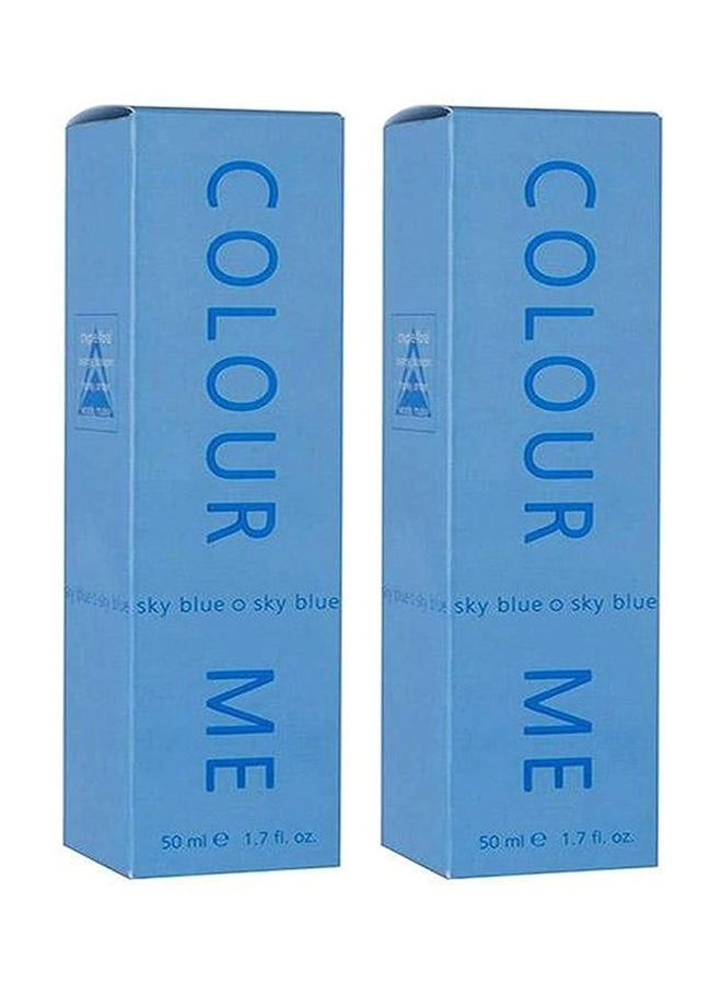 MILTON-LLOYD Colour Me Sky Blue Eau de Toilette 50ml Bundle