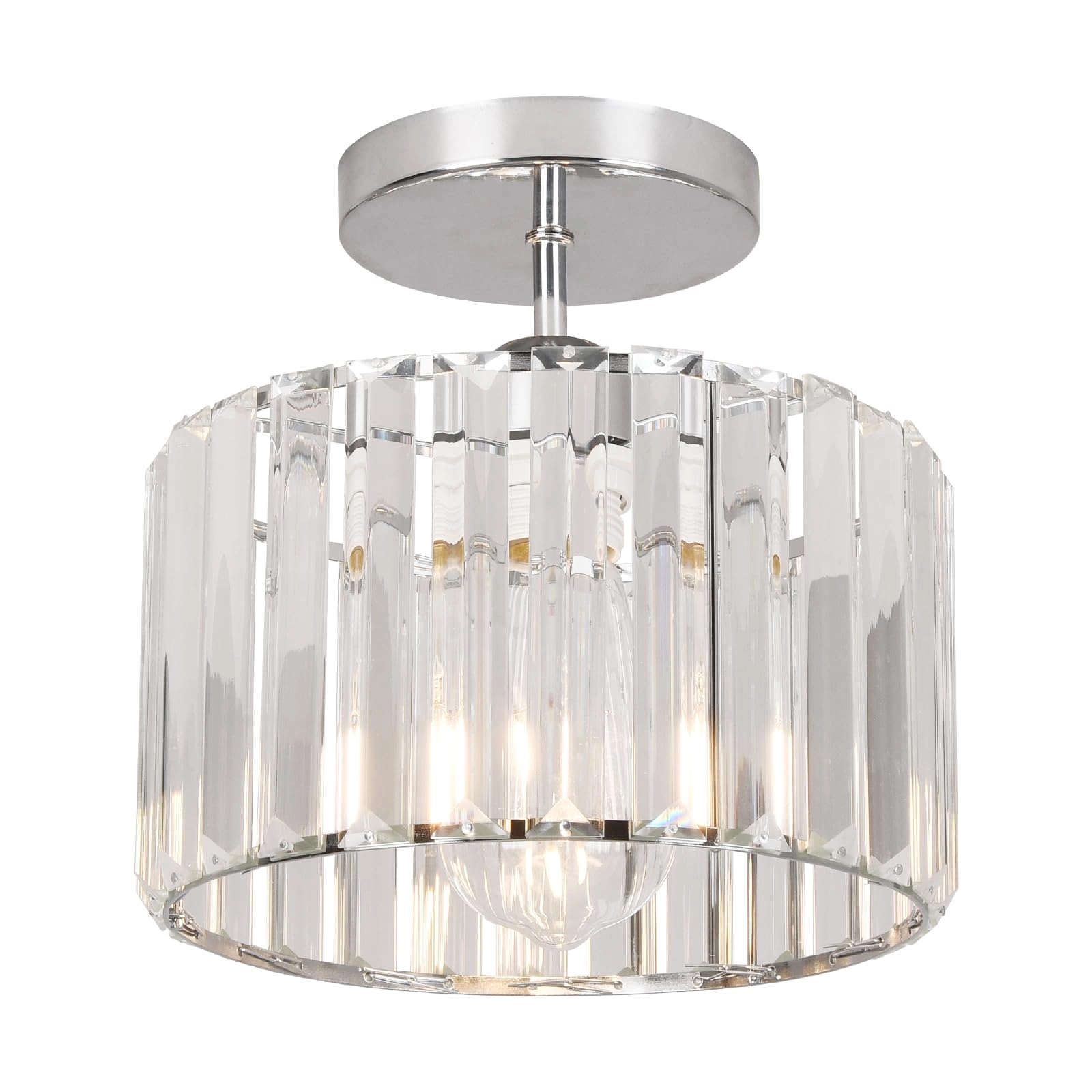 ZYDTRIP Crystal Ceiling Light - E27 Base 23cm 60W