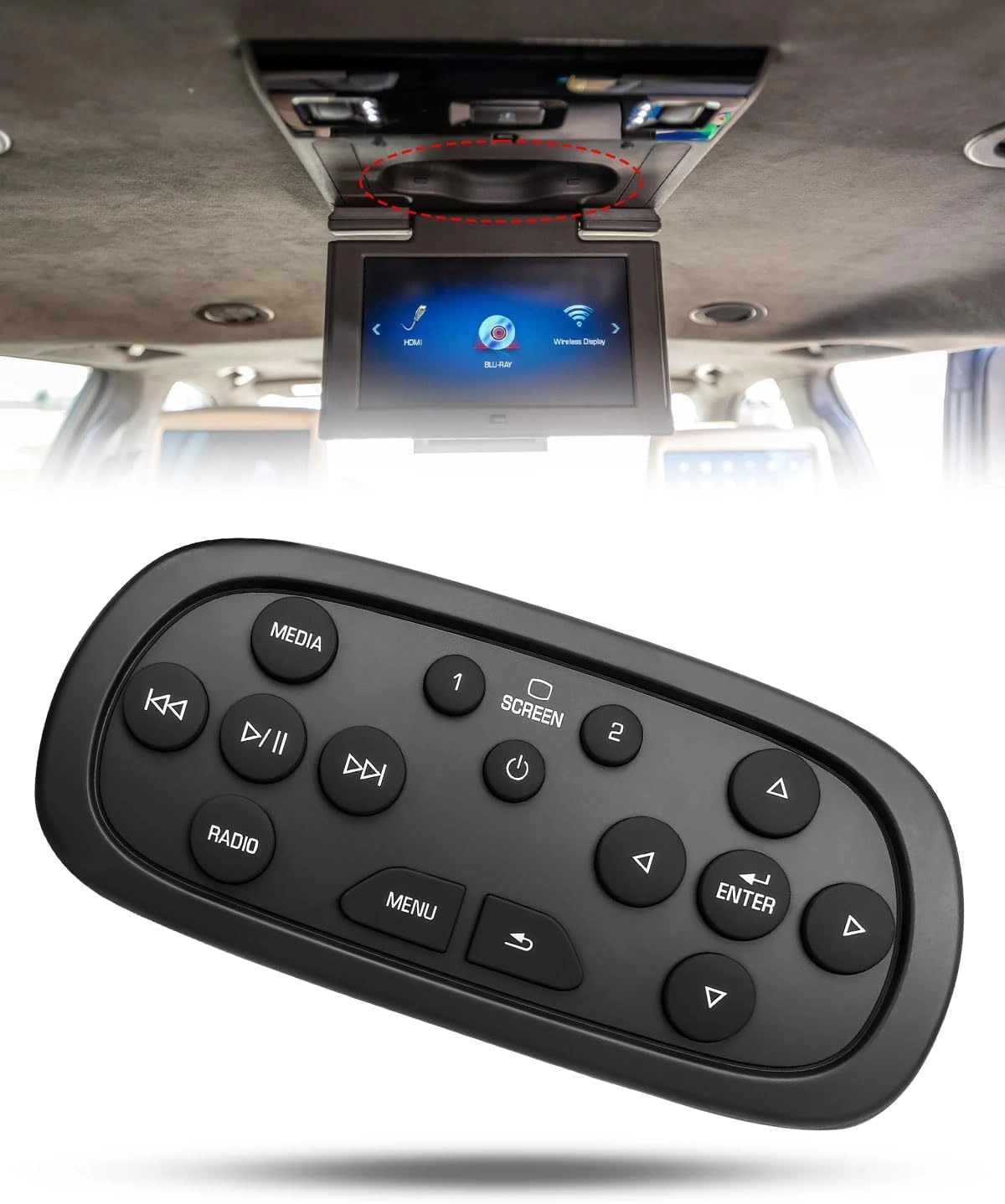BOQNZN Video Remote Control - GMC and Cadillac models from 2015-2021